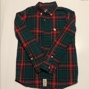 Boys ABERCROMBIE button down size 7/8